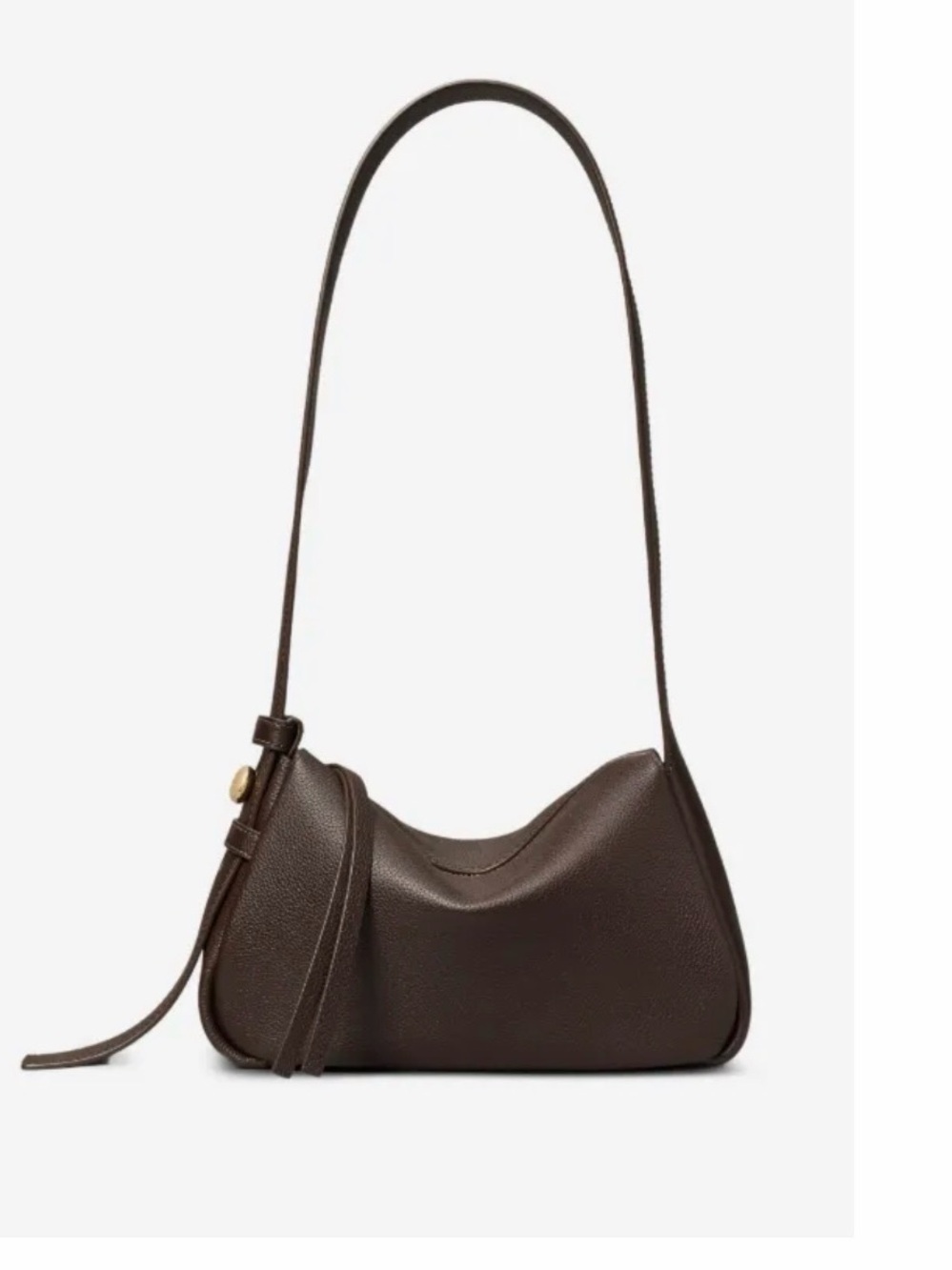 Tory Burch Romy Shoulder Bag Deep Brown Small - Picture 2 of 9